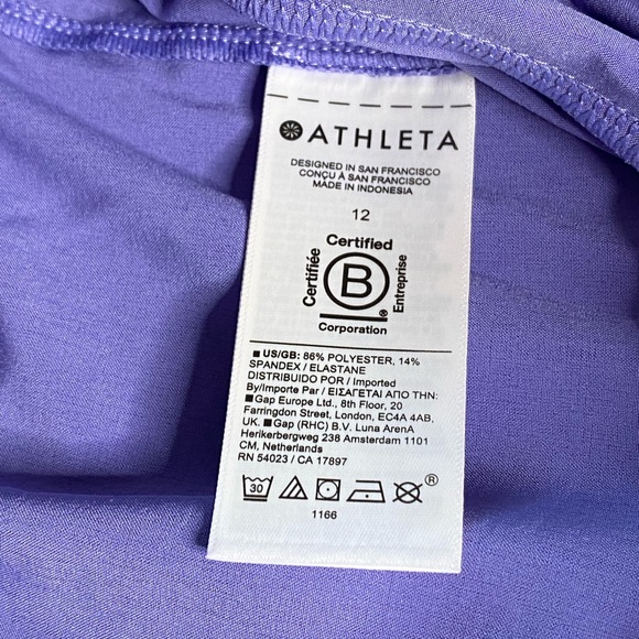 NWOT Athleta Arrival Dark Adonis Blue Pants Size 12 - Picture 15 of 16